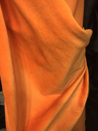 SWATCH SAMPLES - Orange Upholstery Velvet Fabric Samples 4” X 7” (quantity 3) - Fancy Styles Fabric Pierre Frey Lee Jofa Brunschwig & Fils