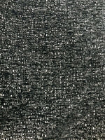 NEW Designer Upholstery Heavyweight Tweed Fabric- Black White Melange- BTY - Fancy Styles Fabric Pierre Frey Lee Jofa Brunschwig & Fils