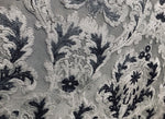 SALE! Antique Inspired Burnout Velvet Damask Fabric - Upholstery Gray Brocade - Fancy Styles Fabric Boutique