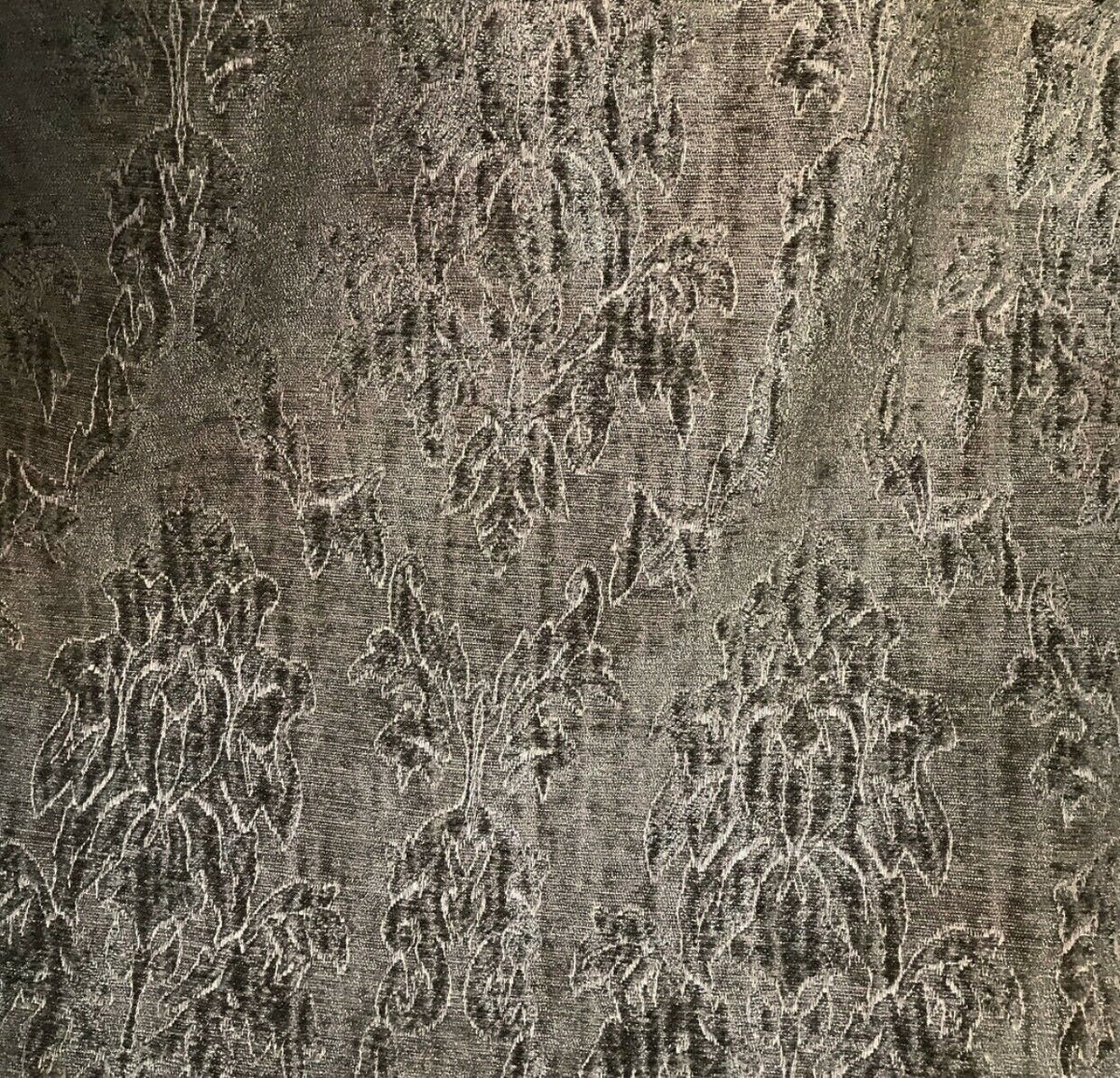 SALE! Designer Velvet Chenille Burnout Fabric - Antique Olive Green - Fancy Styles Fabric Pierre Frey Lee Jofa Brunschwig & Fils