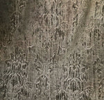 SALE! Designer Velvet Chenille Burnout Fabric - Antique Olive Green - Fancy Styles Fabric Pierre Frey Lee Jofa Brunschwig & Fils