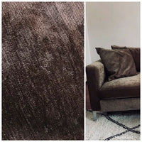 Designer Velvet Upholstery Decorating Fabric - Mocha Brown- By The Yard - Fancy Styles Fabric Pierre Frey Lee Jofa Brunschwig & Fils