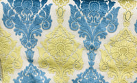 Designer Imported Belgium Burnout Damask Chenille Velvet Fabric Upholstery - Fancy Styles Fabric Pierre Frey Lee Jofa Brunschwig & Fils