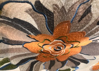 Novelty Cotton Oversized Floral Embroidery Fabric- Flax By The Yard - Fancy Styles Fabric Pierre Frey Lee Jofa Brunschwig & Fils