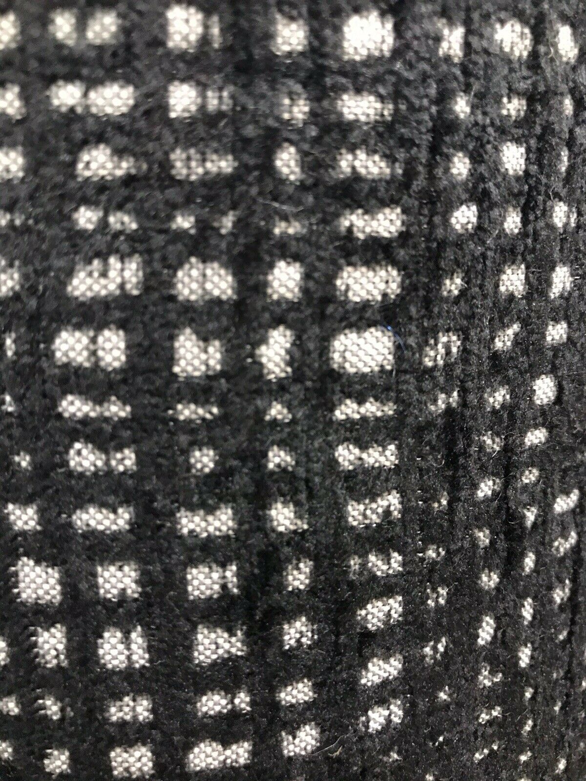 NEW Designer Upholstery Nubby Tweed Chenille Gingham Fabric- Black White - Fancy Styles Fabric Pierre Frey Lee Jofa Brunschwig & Fils