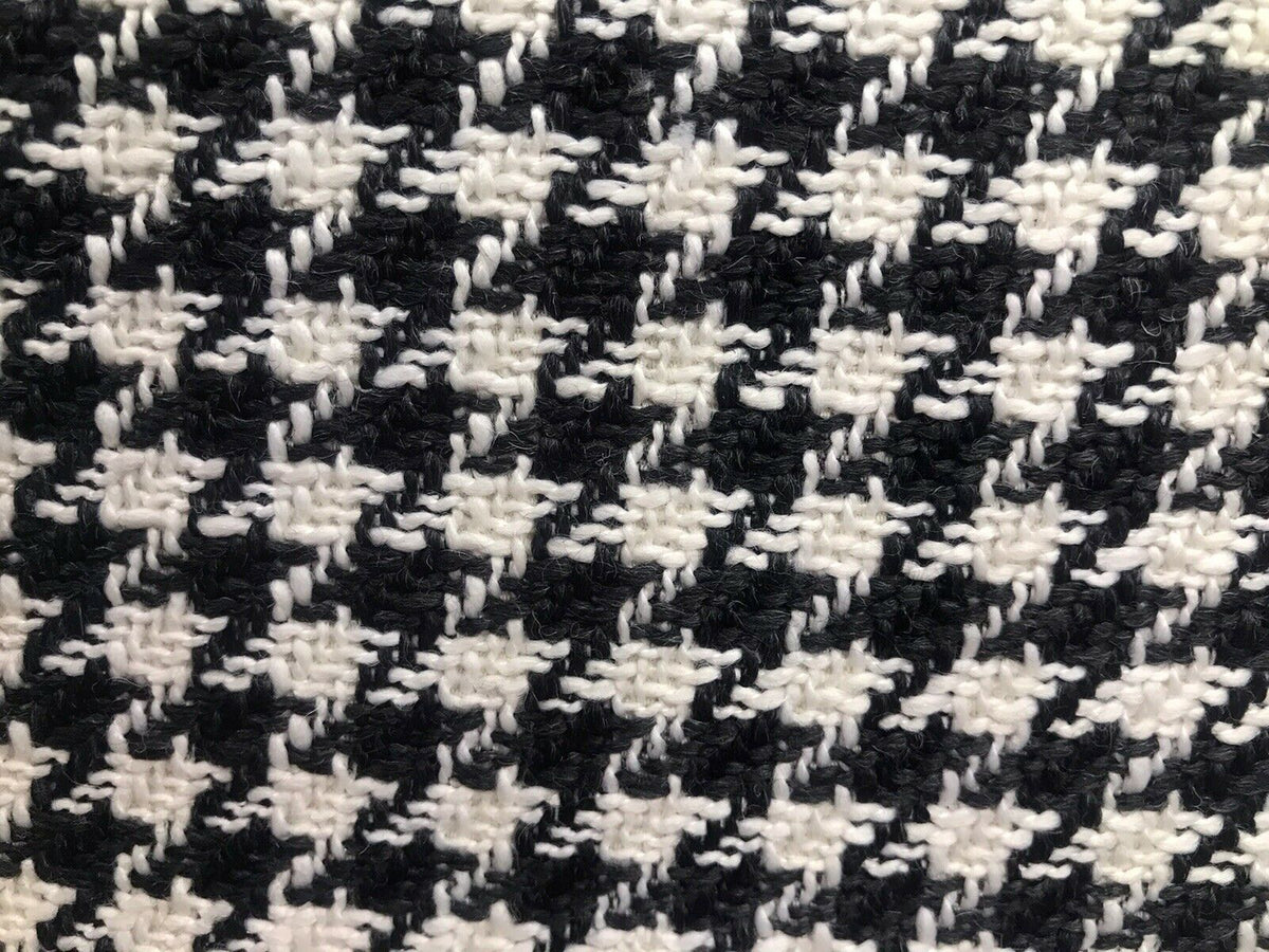 NEW! Designer Upholstery Heavyweight Tweed Fabric- Gingham Houndstooth BTY - Fancy Styles Fabric Pierre Frey Lee Jofa Brunschwig & Fils