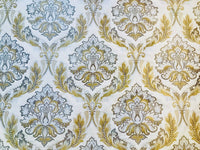 NEW! Sir Drew Brocade Damask French Upholstery Fabric- Camel, Cream, Taupe - Fancy Styles Fabric Pierre Frey Lee Jofa Brunschwig & Fils