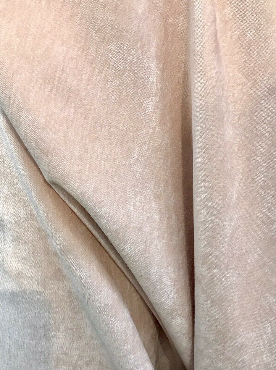 Designer Velvet Chenille Fabric - Ballet Pink - Upholstery BTY - Fancy Styles Fabric Pierre Frey Lee Jofa Brunschwig & Fils