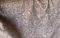 SALE! Designer Velvet Chenille Burnout Fabric - Antique Dusty Peach - Fancy Styles Fabric Pierre Frey Lee Jofa Brunschwig & Fils