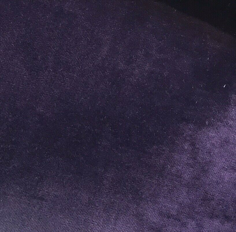 NEW! Designer Soft Heavy Weight Velvet Fabric -Plum Purple - Upholstery BTY - Fancy Styles Fabric Pierre Frey Lee Jofa Brunschwig & Fils