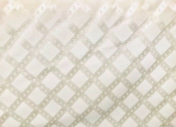NEW SALE! Lady Beth Designer Brocade Drapery Fabric- Ivory- Upholstery Damask - Fancy Styles Fabric Pierre Frey Lee Jofa Brunschwig & Fils