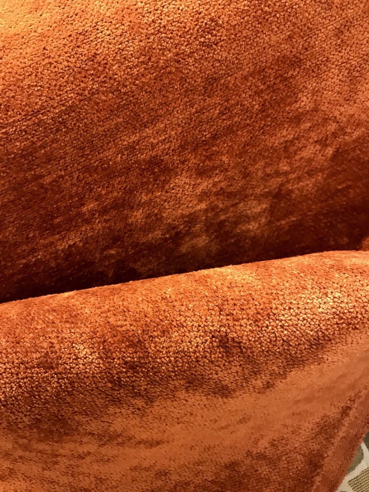 Designer Antique Inspired Chenille Velvet Fabric - Rust Brown Orange Upholstery - Fancy Styles Fabric Pierre Frey Lee Jofa