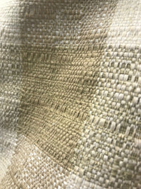 NEW! Designer 100% Raw Silk Gingham Check Decorating Fabric -Camel Brown - Fancy Styles Fabric Pierre Frey Lee Jofa Brunschwig & Fils