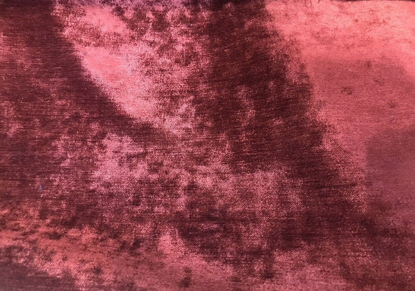 NEW! Designer Upholstery Velvet Chenille Fabric - Wine Red - BTY - Fancy Styles Fabric Pierre Frey Lee Jofa Brunschwig & Fils