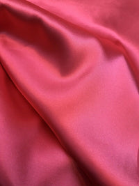 NEW Designer 100% Silk Charmeuse Fabric - Fuchsia Hot Pink- Sold by yard - Fancy Styles Fabric Pierre Frey Lee Jofa Brunschwig & Fils