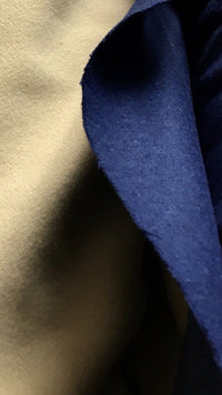 Designer Wool Woven Fabric Made In Italy Sold By The Yard- Jewel Blue - Fancy Styles Fabric Pierre Frey Lee Jofa Brunschwig & Fils