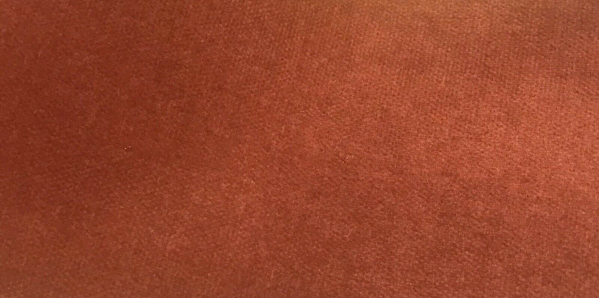 NEW Designer Soft Velvet Upholstery Fabric - Cinnamon Brown- By The Yard - Fancy Styles Fabric Pierre Frey Lee Jofa Brunschwig & Fils