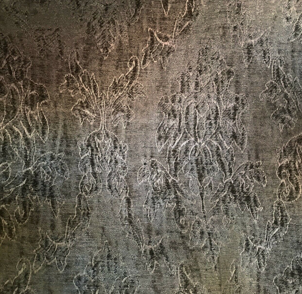 SALE! Designer Velvet Chenille Burnout Fabric - Antique Olive Green - Fancy Styles Fabric Pierre Frey Lee Jofa Brunschwig & Fils