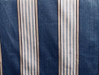 NEW Cotton French Stripes Upholstery Fabric - Heavyweight - Blue - Fancy Styles Fabric Pierre Frey Lee Jofa Brunschwig & Fils