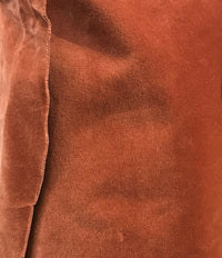 NEW Designer Burnt Brown Orange Velvet Upholstery Fabric- By The Yard - Fancy Styles Fabric Pierre Frey Lee Jofa Brunschwig & Fils