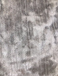 Designer Italian Crushed Velvet Chenille Upholstery Fabric - Silver Gray - Fancy Styles Fabric Pierre Frey Lee Jofa Brunschwig & Fils