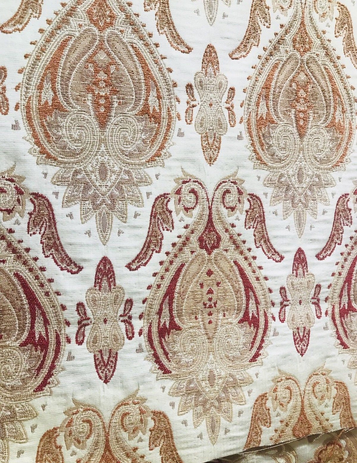 SWATCH Designer Brocade Damask Fabric - Antique Floral - Upholstery - Fancy Styles Fabric Pierre Frey Lee Jofa Brunschwig & Fils