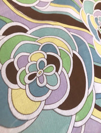 NEW! Designer 100% Silk Crinkle Chiffon Pucci Inspired Fabric By The Yard - Fancy Styles Fabric Pierre Frey Lee Jofa Brunschwig & Fils