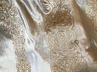 Designer Rayon Embroidered Velvet Fabric By the yard- Pale Pink - Fancy Styles Fabric Pierre Frey Lee Jofa Brunschwig & Fils