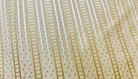 NEW! Lady Rebecca Designer 100% Silk Taffeta Striped Fabric - Yellow Gold LLSAY0001 - Fancy Styles Fabric Pierre Frey Lee Jofa Brunschwig & Fils