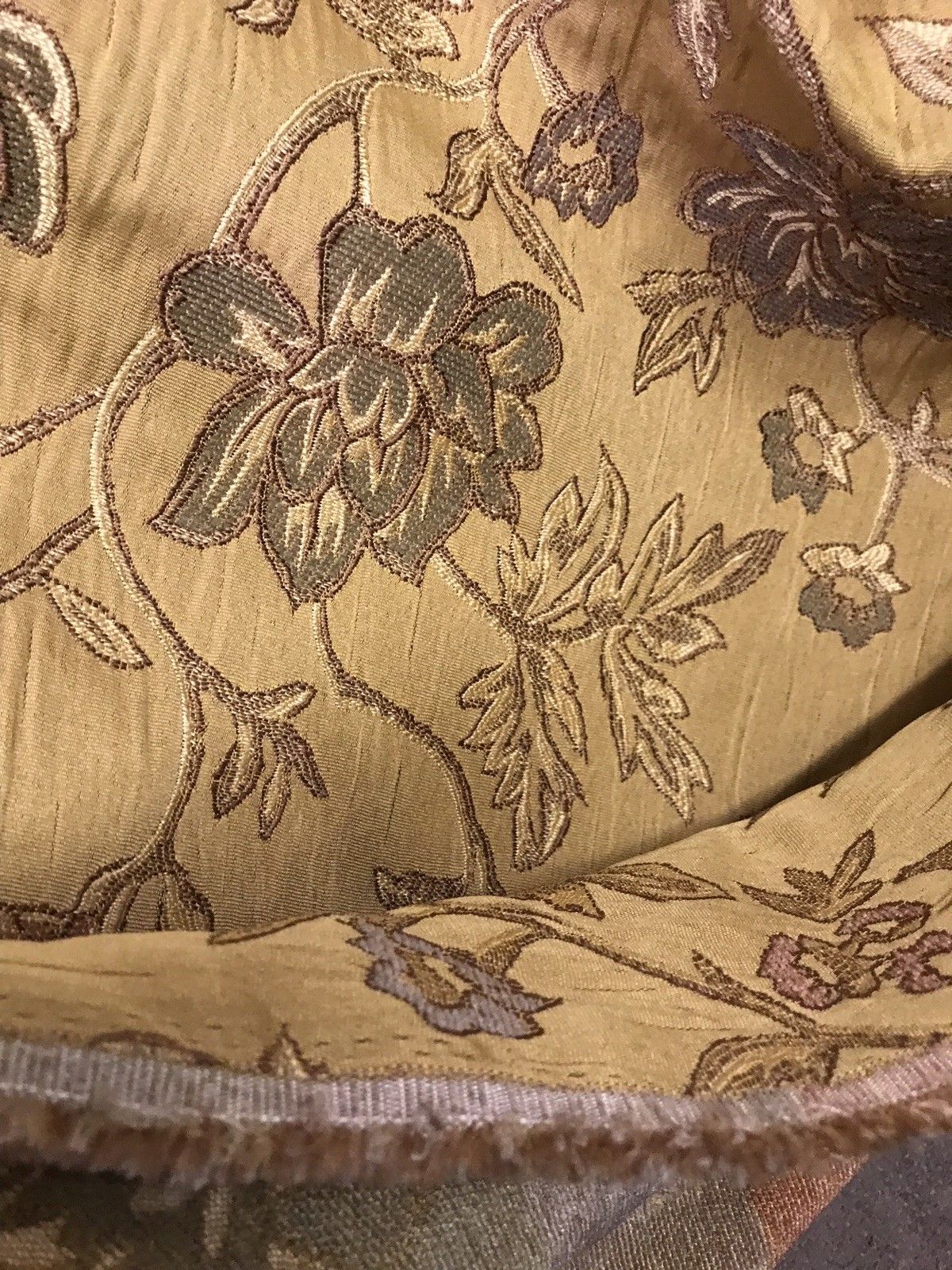 NEW Designer Jacquard Brocade Damask Upholstery Fabric- Mustard Yellow - Fancy Styles Fabric Boutique