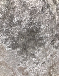 Designer Italian Crushed Velvet Chenille Upholstery Fabric - Silver Gray - Fancy Styles Fabric Pierre Frey Lee Jofa Brunschwig & Fils