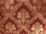 NEW SALE! King Nicholas Designer Brocade Jacquard Fabric- Floral- Upholstery- Red - Fancy Styles Fabric Pierre Frey Lee Jofa Brunschwig & Fils