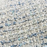 Designer Upholstery Heavyweight Tweed Fabric- Light Blue- Pillow, BTY, Sample - Fancy Styles Fabric Pierre Frey Lee Jofa Brunschwig & Fils