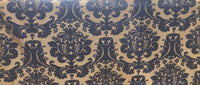 NEW! Designer Brocade Satin Fabric- Electric Navy Blue- Upholstery Damask - Fancy Styles Fabric Pierre Frey Lee Jofa Brunschwig & Fils