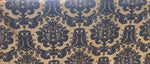 NEW! Designer Brocade Satin Fabric- Electric Navy Blue- Upholstery Damask - Fancy Styles Fabric Pierre Frey Lee Jofa Brunschwig & Fils