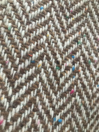 Lady Paige Novelty Designer Wool Oversized Herringbone Chevron Pattern Tweed Fabric - Camel - Fancy Styles Fabric Pierre Frey Lee Jofa Brunschwig & Fils