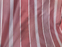 NEW Countess Lilly Designer 100% Silk Taffeta Dupioni Stripes Fabric - Rose 55” Wide - Fancy Styles Fabric Pierre Frey Lee Jofa Brunschwig & Fils