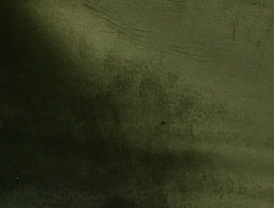 NEW! Designer Soft Velvet Fabric - Olive Green - Upholstery Weight BTY - Fancy Styles Fabric Pierre Frey Lee Jofa Brunschwig & Fils