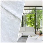 NEW! Upholstery Weight Linen Woven Fabric - White - Fancy Styles Fabric Boutique