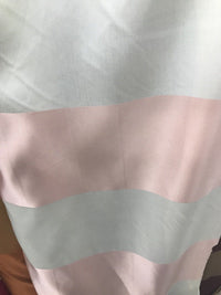 NEW Rose Gold Pink Stripe Designer Satin Upholstery Fabric- Lightweight - Fancy Styles Fabric Pierre Frey Lee Jofa Brunschwig & Fils