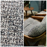 Designer Upholstery Heavyweight Tweed Fabric- Grey Melange- Sold By The Yard - Fancy Styles Fabric Pierre Frey Lee Jofa Brunschwig & Fils
