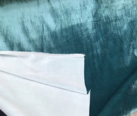 NEW! Designer Lined Silk Rayon Drapery Velvet Fabric By the yard- Turquoise - Fancy Styles Fabric Pierre Frey Lee Jofa Brunschwig & Fils