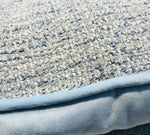 Designer Upholstery Heavyweight Tweed Fabric- Light Blue- Pillow, BTY, Sample - Fancy Styles Fabric Pierre Frey Lee Jofa Brunschwig & Fils