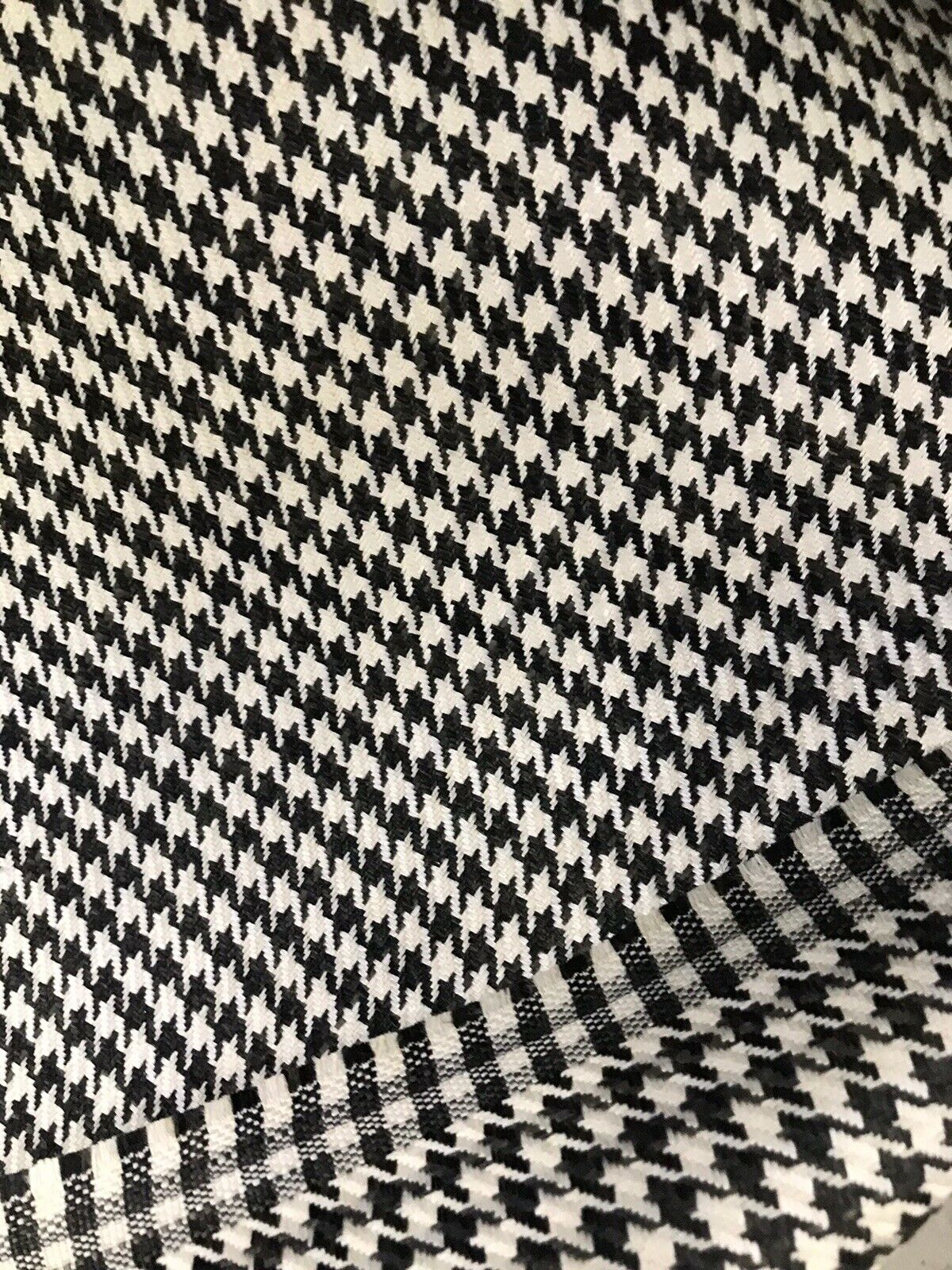 Designer Upholstery Gingham Houndstooth Tweed Fabric- 56” Wide -BTY - Fancy Styles Fabric Pierre Frey Lee Jofa Brunschwig & Fils