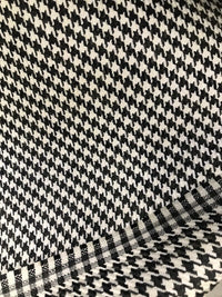 Designer Upholstery Gingham Houndstooth Tweed Fabric- 56” Wide -BTY - Fancy Styles Fabric Pierre Frey Lee Jofa Brunschwig & Fils