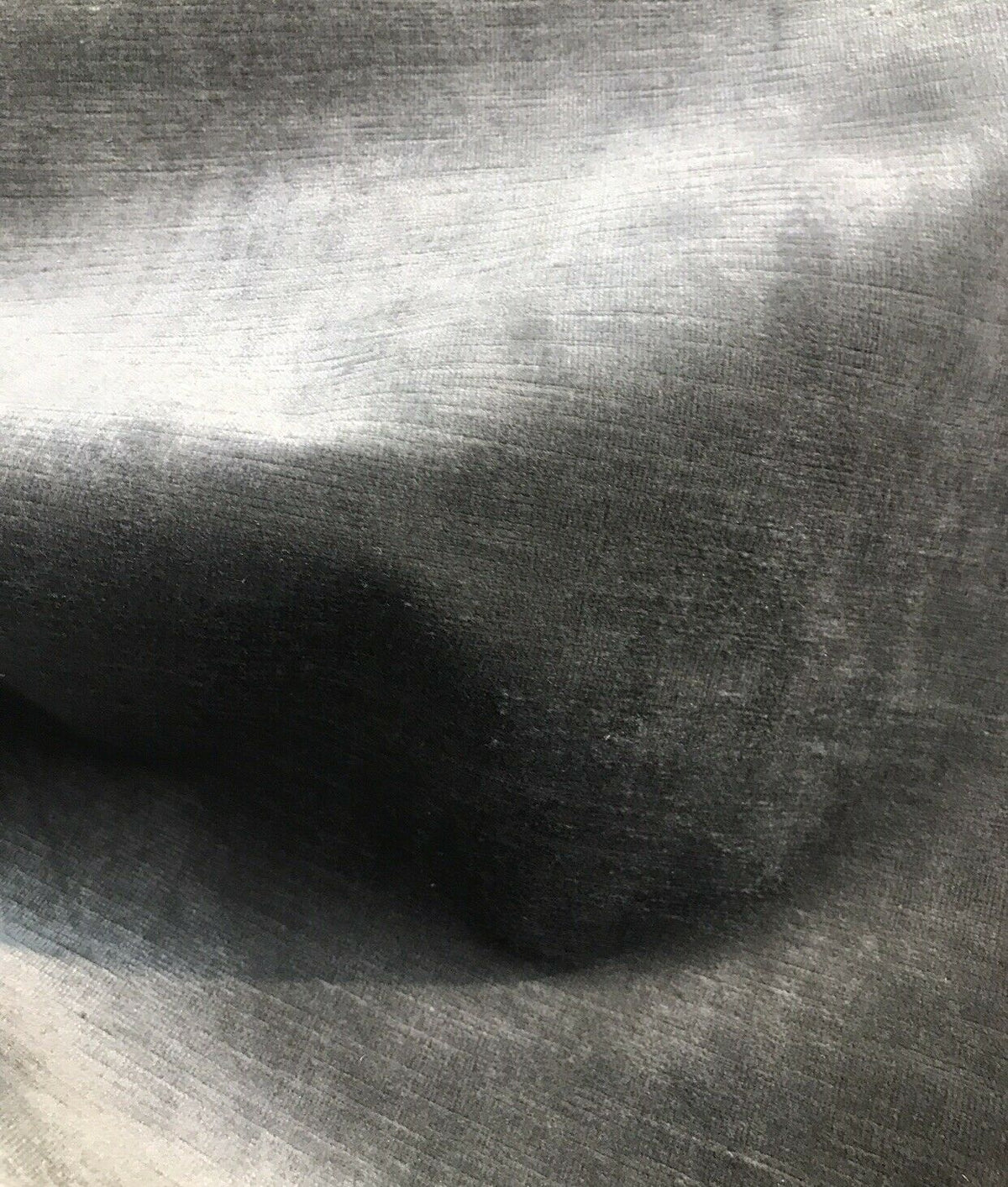 NEW! Designer Upholstery Velvet Fabric With Antique Sheen - Grey - Fancy Styles Fabric Pierre Frey Lee Jofa Brunschwig & Fils