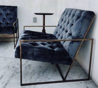 Designer Antique Inspired Velvet Fabric - Navy Blue - Upholstery - Fancy Styles Fabric Pierre Frey Lee Jofa