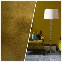 NEW Designer Soft Velvet Upholstery Fabric - Chartreuse Dirty Yellow By The Yard - Fancy Styles Fabric Pierre Frey Lee Jofa Brunschwig & Fils
