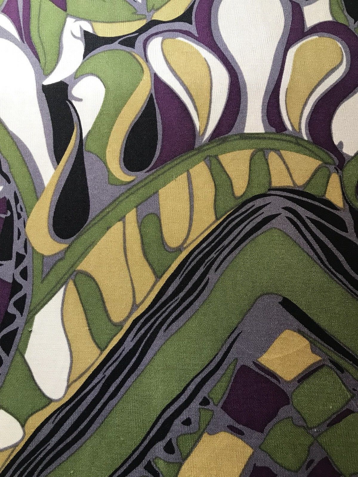 Close-Out Designer Retro Print 100% Silk Jersey Fabric - Fancy Styles Fabric Pierre Frey Lee Jofa