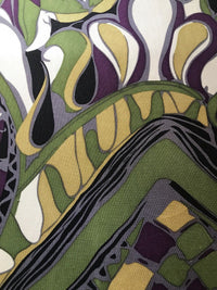 Close-Out Designer Retro Print 100% Silk Jersey Fabric - Fancy Styles Fabric Pierre Frey Lee Jofa